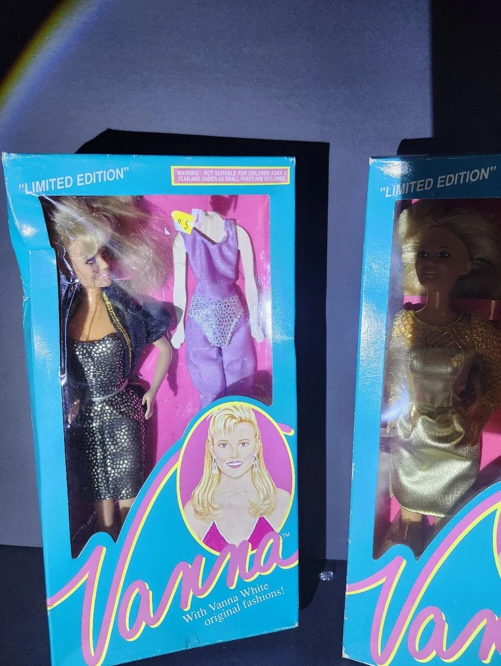 Vanna White Limited Edition Dolls with Original Fashions - Teal Box